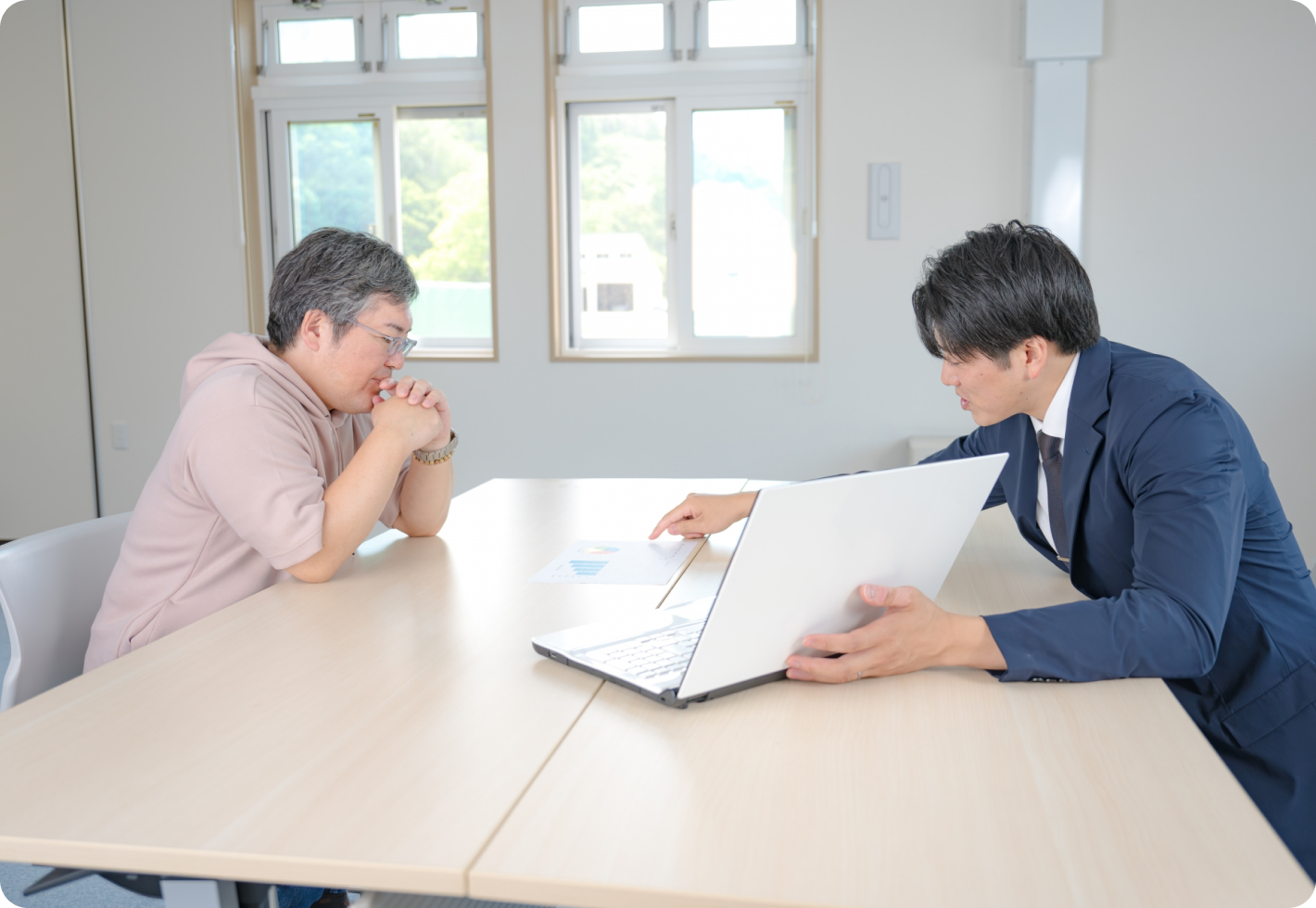 「営業トーク」への依存