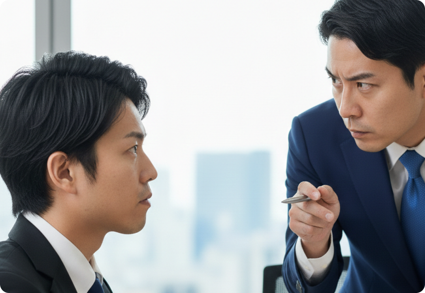 あなたが聞けない「鋭い質問」も、プロがすべて代行します。