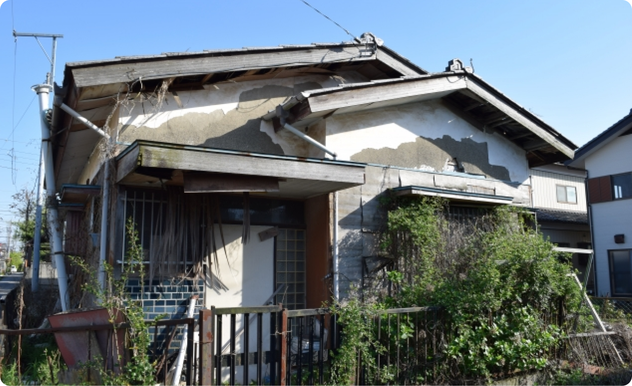 荷物も、建物も、
そのままで大丈夫。