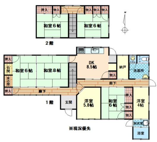 若槻東条|広い敷地と趣のある古民家